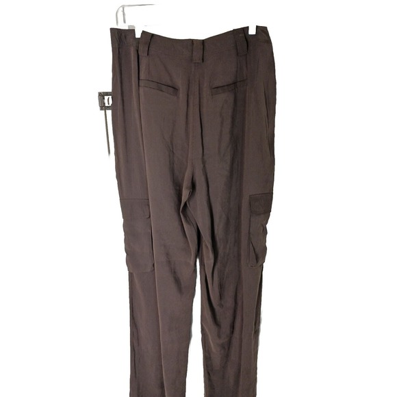 Cotton On Miami Cargo Pants Size 10 Brown Wide Leg NWT MSRP $69.99 - Picture 4 of 8